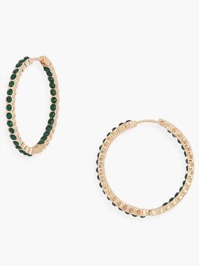 Brand New Inside Out Hoop Earrings